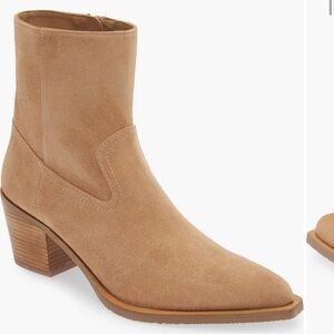 NWT Stuart Weitzman Suede Ankle Tate Boots
